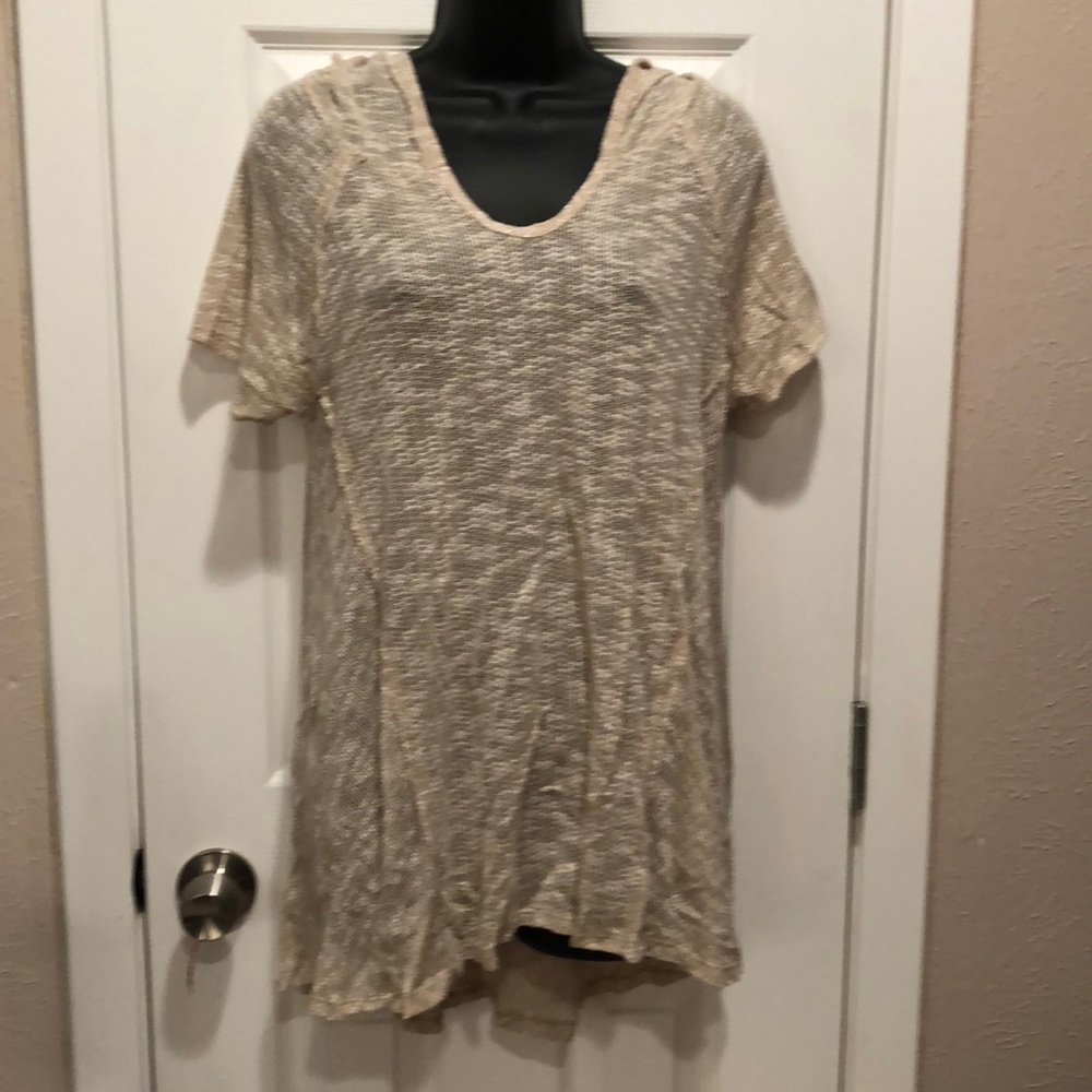 Sheer sand hoodie